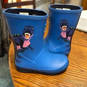 Joules kids rain boots size 9.